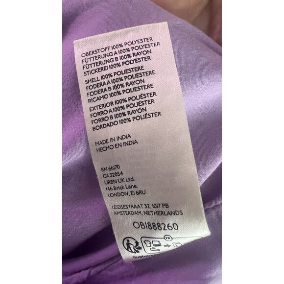 Anthropologie x Maeve 3D Bloom Column Lavender Organza MIDI Pencil Skirt Size 8 - Picture 12 of 13